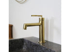 Bathroom Sink, Metal, Gold