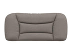 Headboard, Fabric Upholstery, Brown, 90 x 190 cm