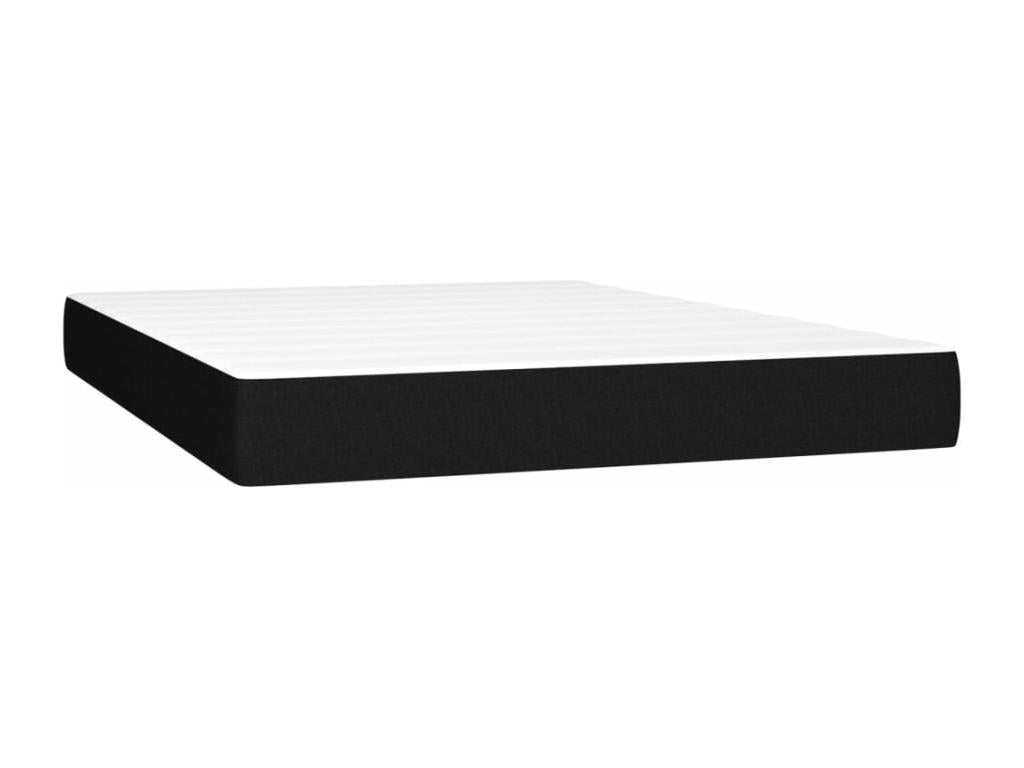 Mattress, Fabric, Black, 140 x 190 cm