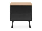 Nightstand, Wood, Black