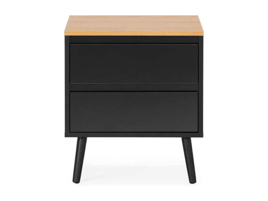 Nightstand, Wood, Black