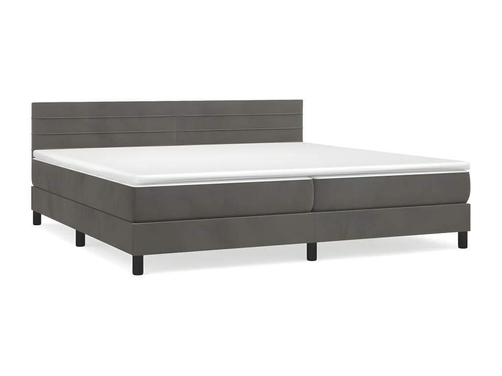 Mattress, Velvet, Gray, 200 x 200