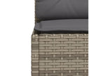 Patio Furniture Set, with Cushions, 7-Piece, Woven Resin (Wicker-Style), Gray
