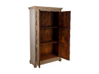 Wardrobe, Wood, Brown, 102 x 44 x 183