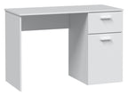 Meublita desk with 1 door and 1 drawer, white, 108 cm long