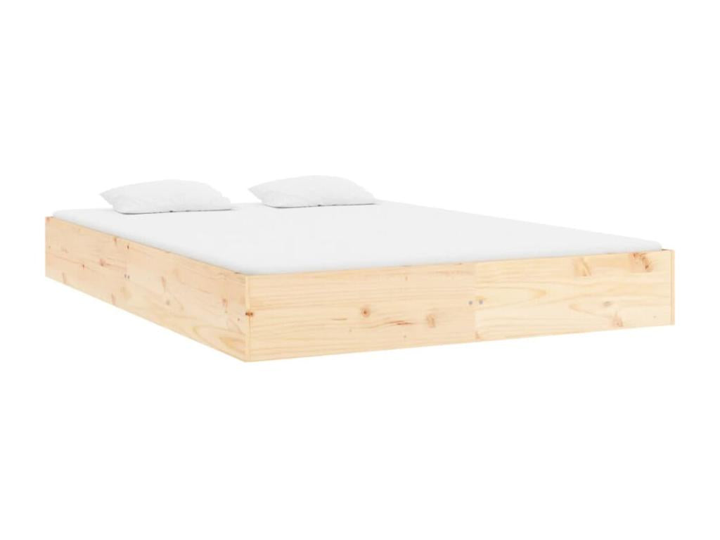 Bed Base, Wood, Brown, 140 x 200 cm