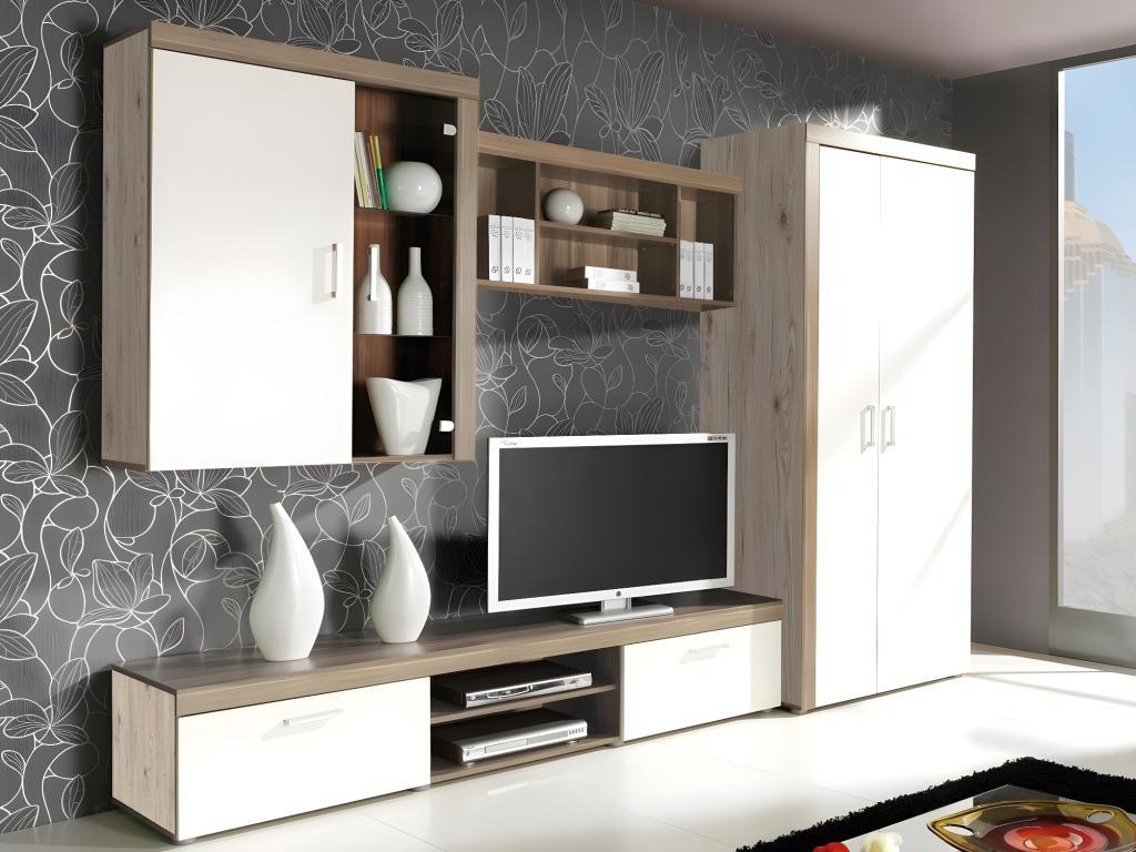 Shelf, Wood, Brown, 203 x 90 x 55 cm