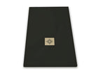 Shower Tray, Resin, Black, 90 x 110 cm