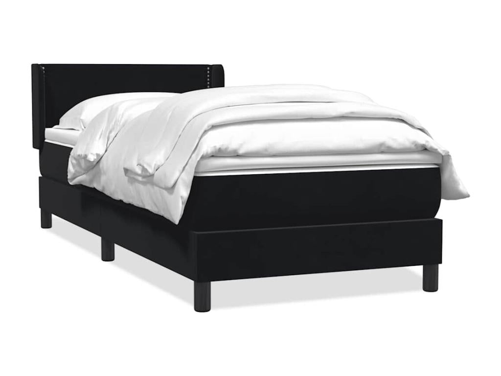 Mattress, Velvet, Black, 80 x 220 cm