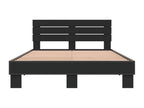Bed Base, Wood, Black, 120 x 190