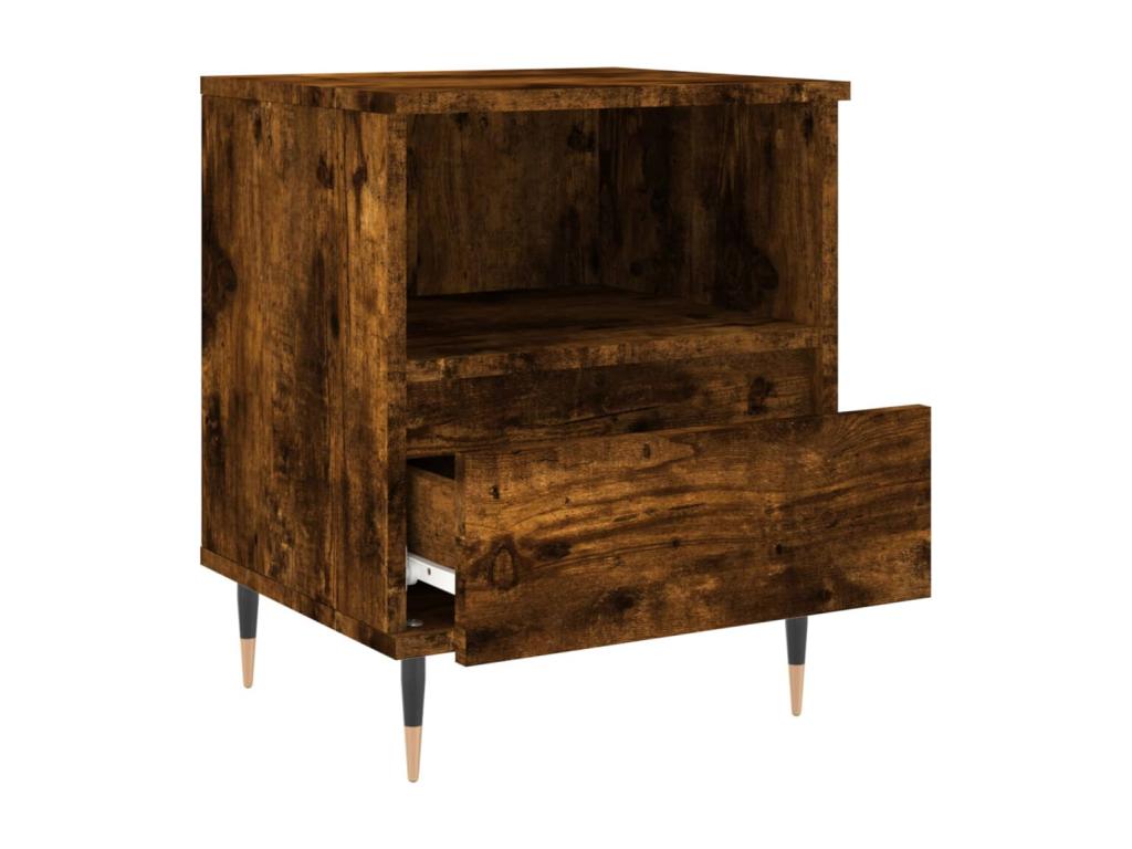 Nightstand, Wood, Naturel Clair, 40 x 35 x 50