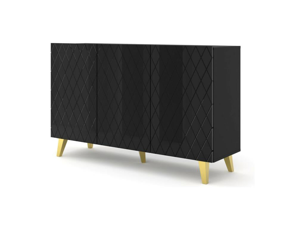 Sideboard, Wood, Black