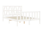 Bed Base, Wood, White, 120 x 200 cm