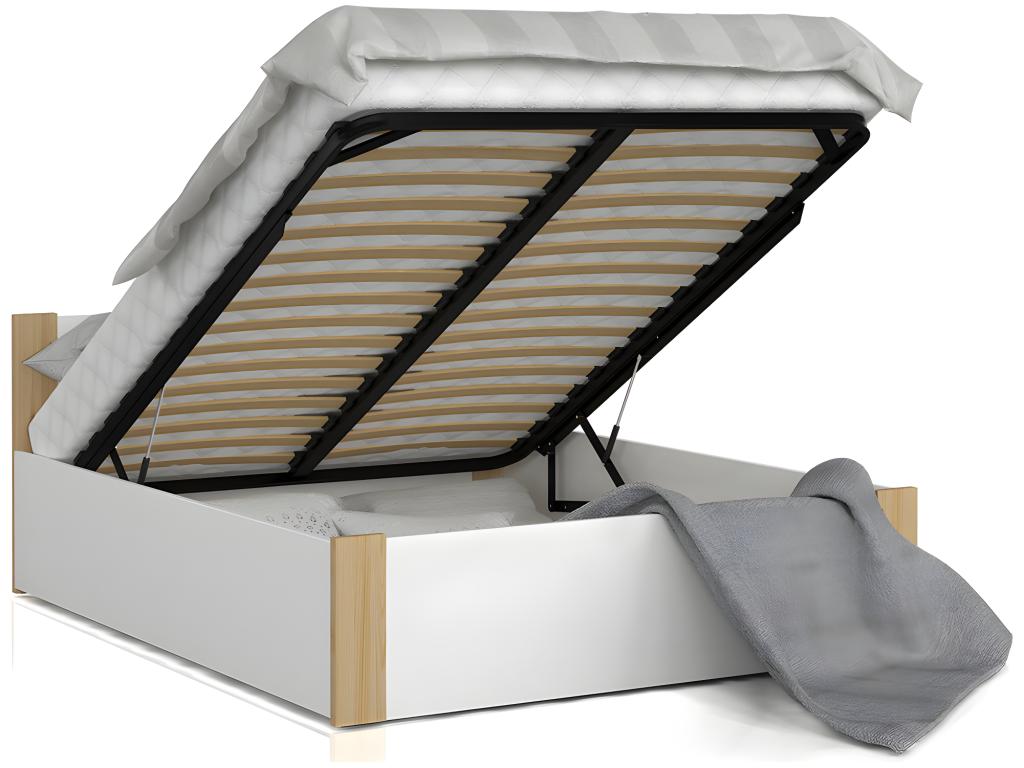 Mattress, Mdf, White, 160 x 200