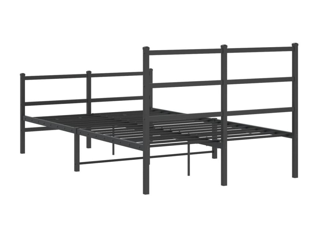 Mattress, Metal, Black, 120 x 190 cm