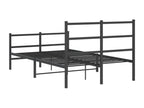 Mattress, Metal, Black, 120 x 190 cm