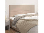 4-piece Cappuccino headboard set, 90x5x78/88 cm, faux leather