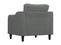 Armchair, Fabric Upholstery, Gray