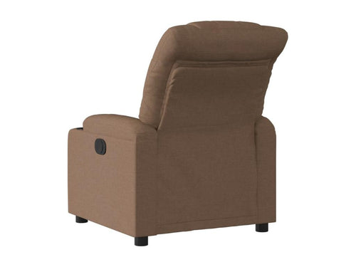 Armchair, Fabric Upholstery, Brown
