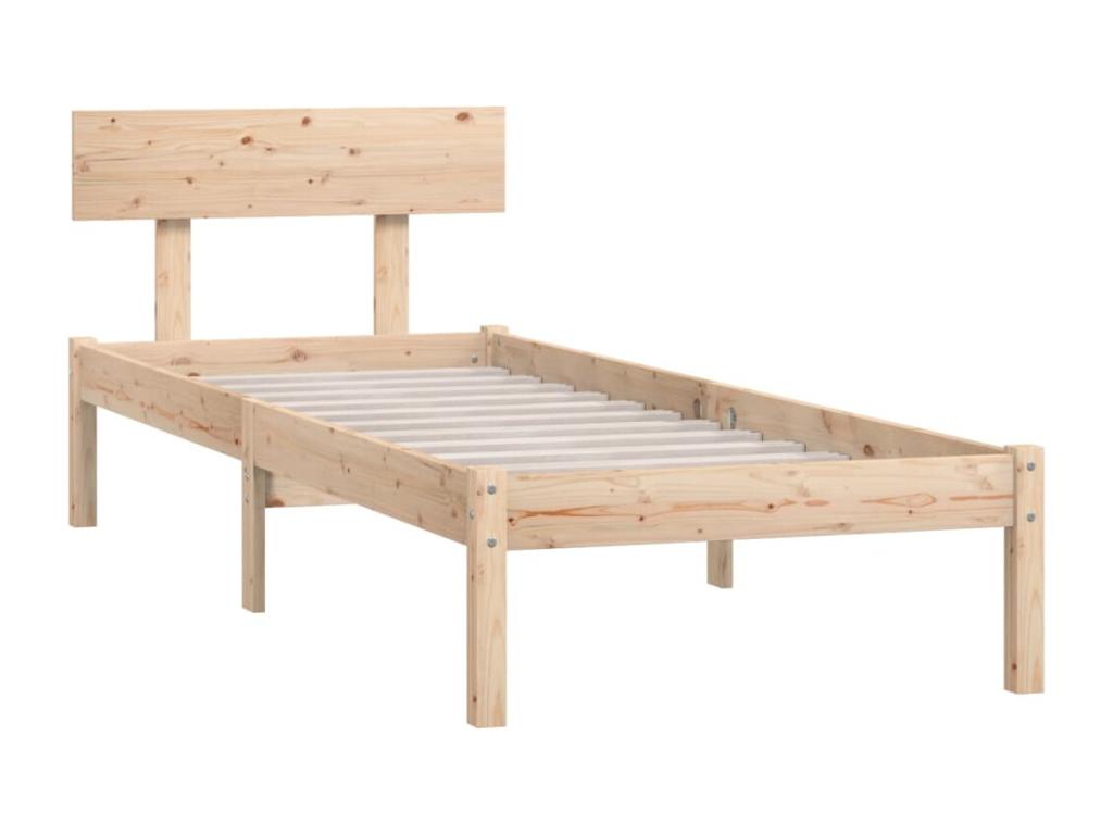 Bed Base, Wood, Brown, 90 x 200