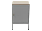 Dresser, Metal, Gray, 63 x 40 x 40 cm