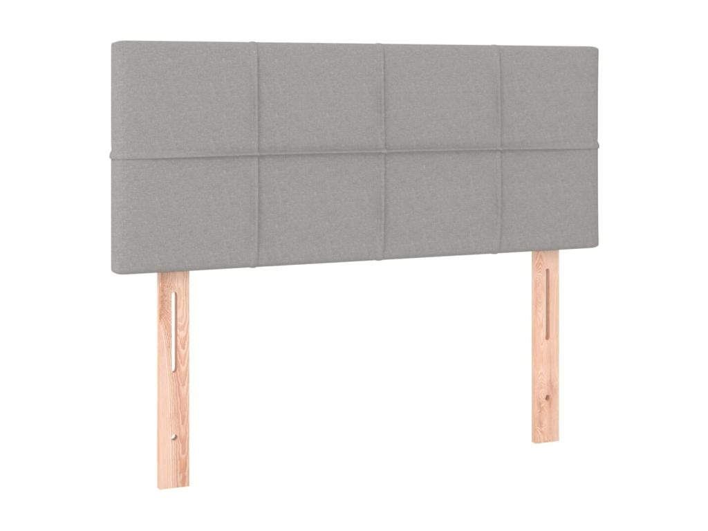 Headboard, Fabric Upholstery, Gray, 90 x 190 cm