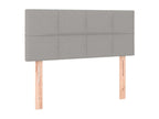 Headboard, Fabric Upholstery, Gray, 90 x 190 cm