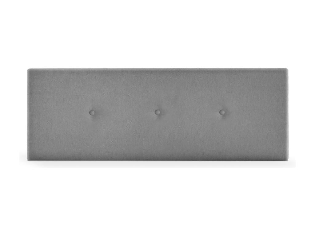 Headboard, Fabric Upholstery, Gray, 150 x 50 cm