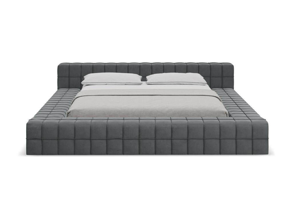 Mattress, Velvet, Gris Anthracite, 160 x 200