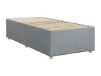 Mattress, Fabric, Gray, 90 x 200 cm