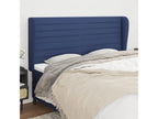 Headboard, Fabric Upholstery, Blue, 203 x 23 x 118 cm