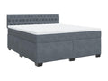 Mattress, Velvet, Gray, 180 x 200 cm
