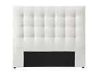 Headboard, Fabric Upholstery, White, 140 x 190 cm