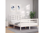Bed Base, Wood, White, 140 x 190 m