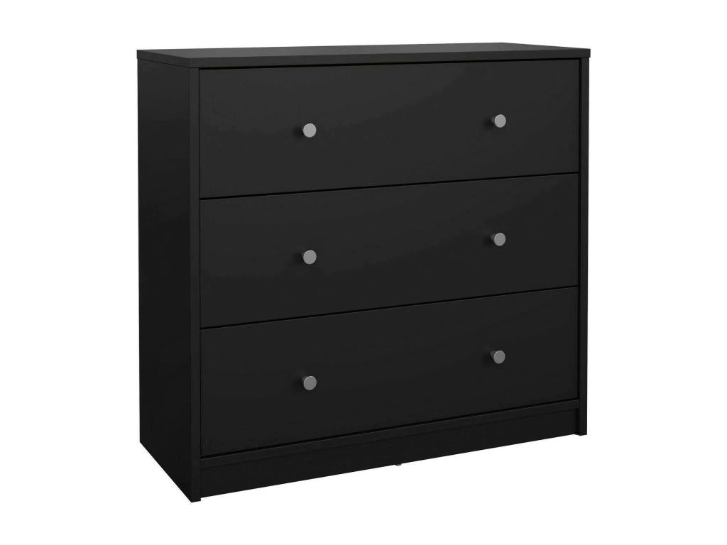 Dresser, Wood, Black, 72 x 30 cm