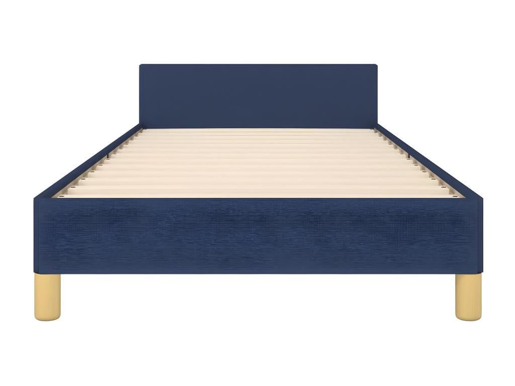 Bed Base, Fabric, Blue, 90 x 190 cm