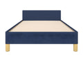 Bed Base, Fabric, Blue, 90 x 190 cm