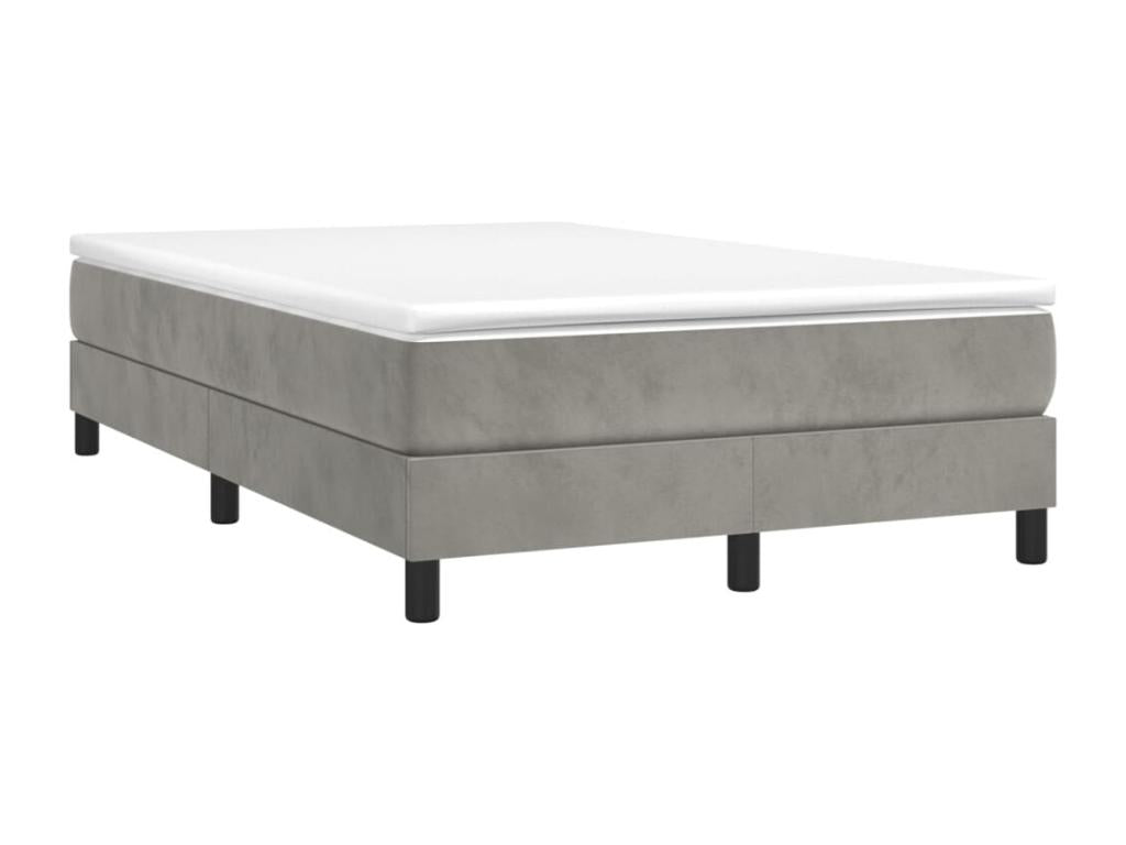 Mattress, Velvet, Gray, 120 x 200 cm
