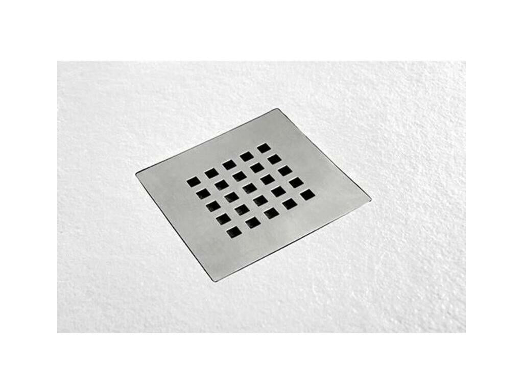 Shower Tray, Resin, White, 80 x 95 cm