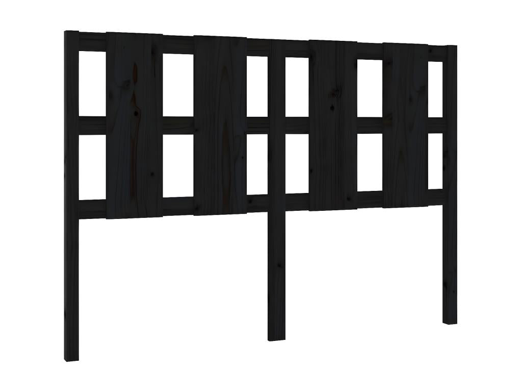 Headboard, Wood, Black, 120 x 190 cm