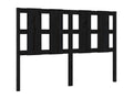 Headboard, Wood, Black, 120 x 190 cm