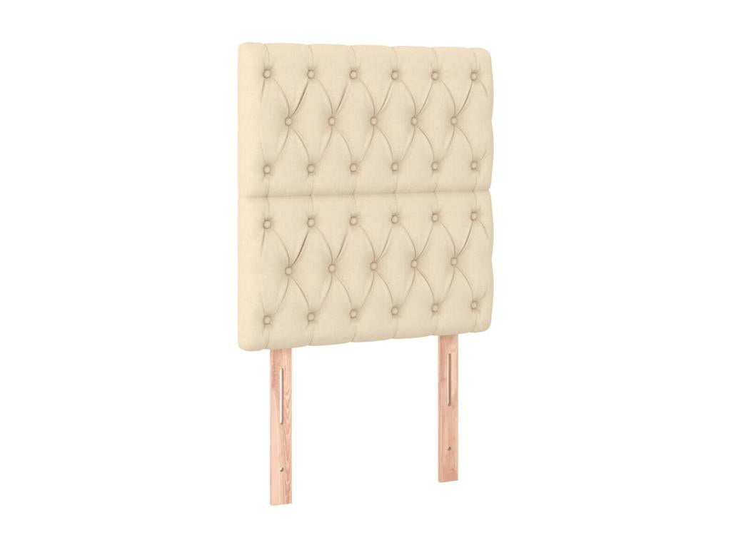 Mattress, Fabric, Crème, 80 x 200 cm