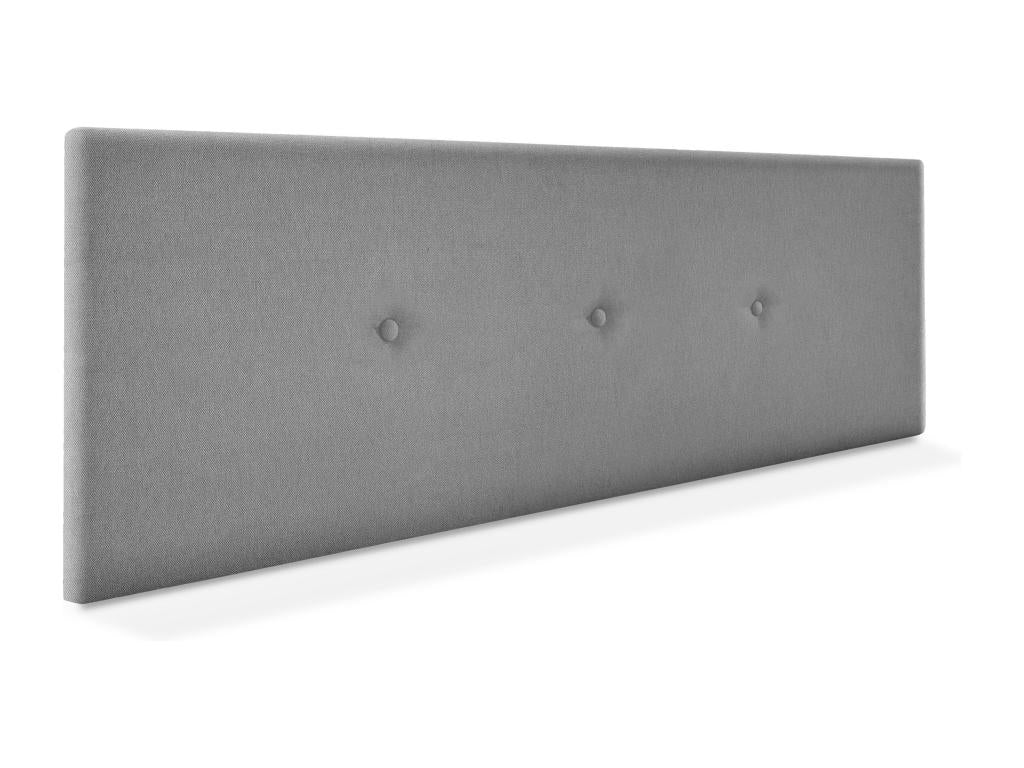 Headboard, Fabric Upholstery, Gray, 150 x 50 cm