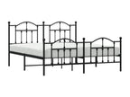 Bed Base, Metal, Black, 183 x 213
