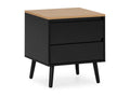 Nightstand, Wood, Black