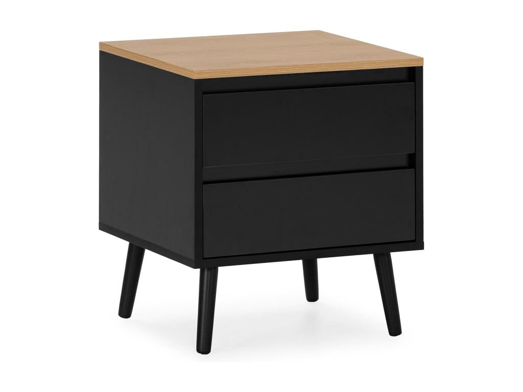 Nightstand, Wood, Black