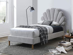 Mattress, Velvet, Light Gray, 90 x 190 cm