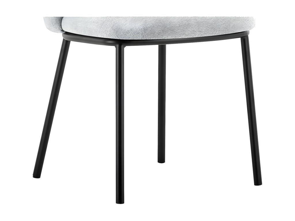 'Meublita' chair, light grey fabric, dimensions H76 x W52 x D54, ideal for your kitchen or dining room