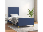 Bed Base, Fabric, Blue, 90 x 190 cm