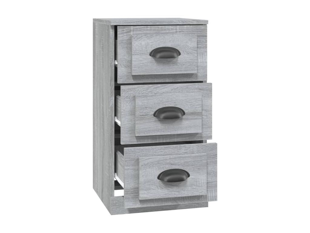 Sideboard, Wood, Gray, 36 x 35 cm